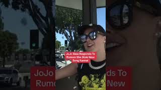 JoJo Siwa Responds To Rumors She Stole New Song Karma [upl. by Enael]