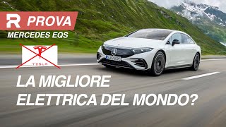 Mercedes EQS 580 4MATIC  Prova completa autonomia test degli ADAS È la migliore auto elettrica [upl. by Nylde855]