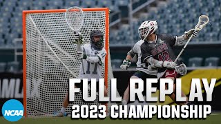 LenoirRhyne vs Mercyhurst 2023 NCAA DII mens lacrosse championship  FULL REPLAY [upl. by Femmine189]