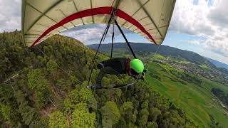 Vol en deltaplane  Hang glider flight  8K resolution [upl. by Amargo700]