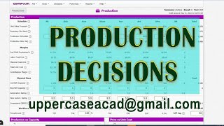 CAPSIM production decisions [upl. by Cecile277]