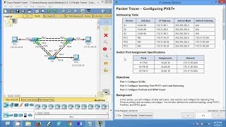 3315Packet Tracer  Configuring PVST [upl. by Maretz964]