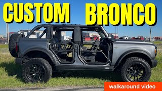 2023 Ford Bronco Custom A Closer Look at the Mods [upl. by Geerts]