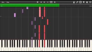 Faded Restrung  Alan Walker Synthesia Piano Cover [upl. by Keel]