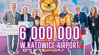 6milionowy pasażer Katowice Airport [upl. by Rattan]