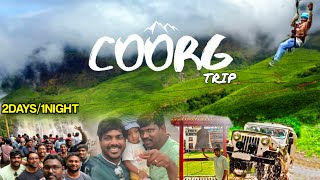 Coorg Travel Vlog I Places To Visit in Coorg Madikeri I Perfect 2 days itinerary I Chennai To Coorg [upl. by Eecyaj]