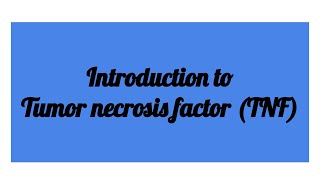 Introduction to tumor necrosis factor in Hindi and English [upl. by Averir16]