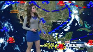 Fannia Lozano y el Clima Info7 Matutino 14Oct2014 0800 AM Full HD [upl. by Byran]