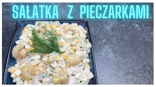 SAŁATKA Z PIECZARKAMI [upl. by Arrait404]