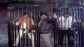 Shankarnag Super Plan To Trap Vajramuni Gang by Devaraj  Blockbuster Kannada Movie Top Scenes [upl. by Abagail]