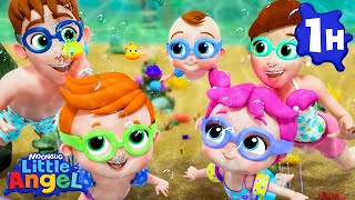 Family Time Swim At The Lake  Little Angel  Dance Party Songs 2024 🎤 Sing and Dance Along 🎶 [upl. by Nylaf]