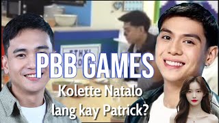 Naglaban na pala sila Kolette At Patrick Let the PBB Games Begin [upl. by Naihtsirc]