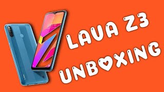 Lava Z3 🔥 Unboxing amp review  lava Z3 full details [upl. by Elston]