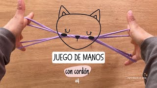 Bigotes de gato con cordón de zapato Juego de manos con cordón [upl. by Alexia]