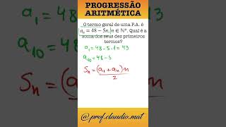 Progressão Aritmética [upl. by Navanod]