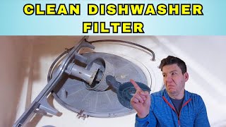 How to Remove and Clean Frigidaire Dishwasher Filter [upl. by Everara15]