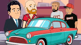 BillBurr on comedian in cars getting coffee Part 6 animation comediansincarsgettingcoffee [upl. by Doig]