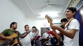 RAMA JHAMA GARDAI NACHIDEUCAROL SONG JAM WITH BNC YOUTH BAHRAIN MEMORY [upl. by Macleod]