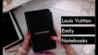 Louis Vuitton Emily Cover Notebooks [upl. by Chien]