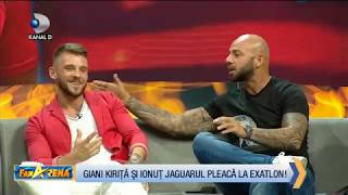 FanArena 04102018  Ce vor face Giani Kirita si Ionut Jaguarul la EXATLON Partea 2 [upl. by Rue62]