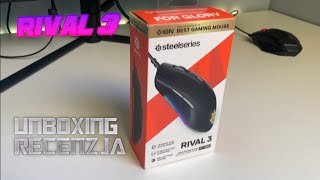 SteelSeries Rival 3 UnboxingRecenzja [upl. by Ardnohsal664]