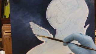 Ken Carrano Underpainting glaze in oil [upl. by Nevag]