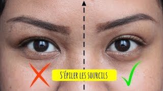 ✿ Comment épiler ses sourcils ✿ méthode facile et rapide HD [upl. by Brott]