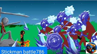 Lava vs Ice  New Stin Design  Stick War Legacy Mod Apk  Stickman Battle786 [upl. by Aviv]