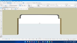 How to Design an Empty Arch Opening Door ArchiCAD FOR BEGINNERS [upl. by Poppy97]