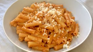 Creamy and Spicy Gigi Hadid’s Famous Pasta Recipe without Vodka 🍜🧀 gigihadid pasta [upl. by Cassondra]