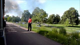 Eine Fahrt mit der Parkeisenbahn durch den Höhenpark auf dem Stuttgarter Killesberg [upl. by Notfol]