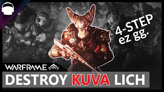 DESTROYING KUVA LICHS 101  How To Kill Kuva Lich FAST  Warframe Old Blood 2019 [upl. by Jamill]