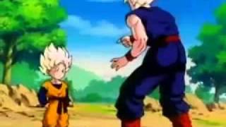 goten goes super saiyan for first time [upl. by Leoy]