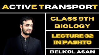 Active Transport Process Explained By Basharat Ali Lectures  Biology class 9th [upl. by Ciredec953]