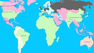 Topografie Wereld grootste economieën [upl. by Ahteres]