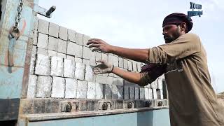 How Fly Ash Bricks are Manufactured in Factory  Fly Ash Brick Making Process  Unbox Engineering [upl. by Enilreug]