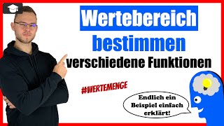 Wertebereich bestimmen ausführlich an Beispielen erklärt [upl. by Yroggerg314]