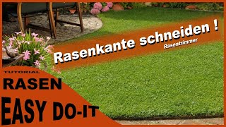 Rasen Kanten schneiden Rasenkantenschneider Trimmer [upl. by Marysa]