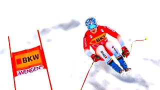 Marco ODERMATT  Winner  Downhill  Wengen SUI  2024 [upl. by Ajram]