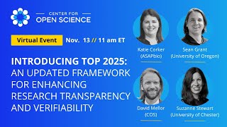 Introducing TOP 2025 An Updated Framework for Enhancing Research Transparency and Verifiability [upl. by Stanfield]