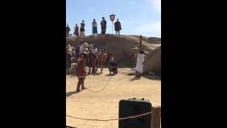 Passion Play at Vasquez Rocks Easter 2014 part 1 [upl. by Alodee]