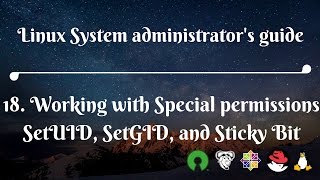 18 Working with Special permissions SetUID SetGID and Sticky Bit [upl. by Abehs]