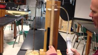 A simple manometer demo [upl. by Batory780]