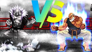 Rematch Gouken VS God Silber Mugen Street Fighter VS Buriki One [upl. by Haddad]