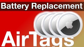 AirTag Battery Replacement How to instructions  EASY [upl. by Peer819]