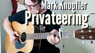 Mark Knopfler Privateering Rhythm guitarRiff Guitar Cover [upl. by Hobart]