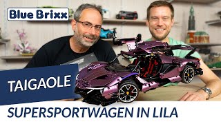 Supersportwagen in lila von TaiGaoLe BlueBrixxGroup [upl. by Ciapas]