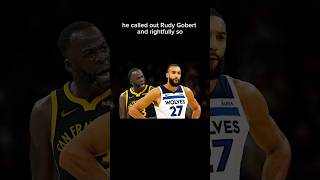 Draymond Green Calls Out Rudy Gobert Jokic Is Cooking Him timberwolves playoffs nba [upl. by Cassey449]