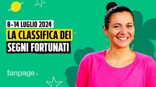 Oroscopo la classifica dei segni più fortunati della settimana dall8 al 14 luglio 2024 [upl. by Ayamat104]