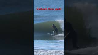 Cutback then pack cutback pack pnw pnwliving surfingwa [upl. by Niliram]